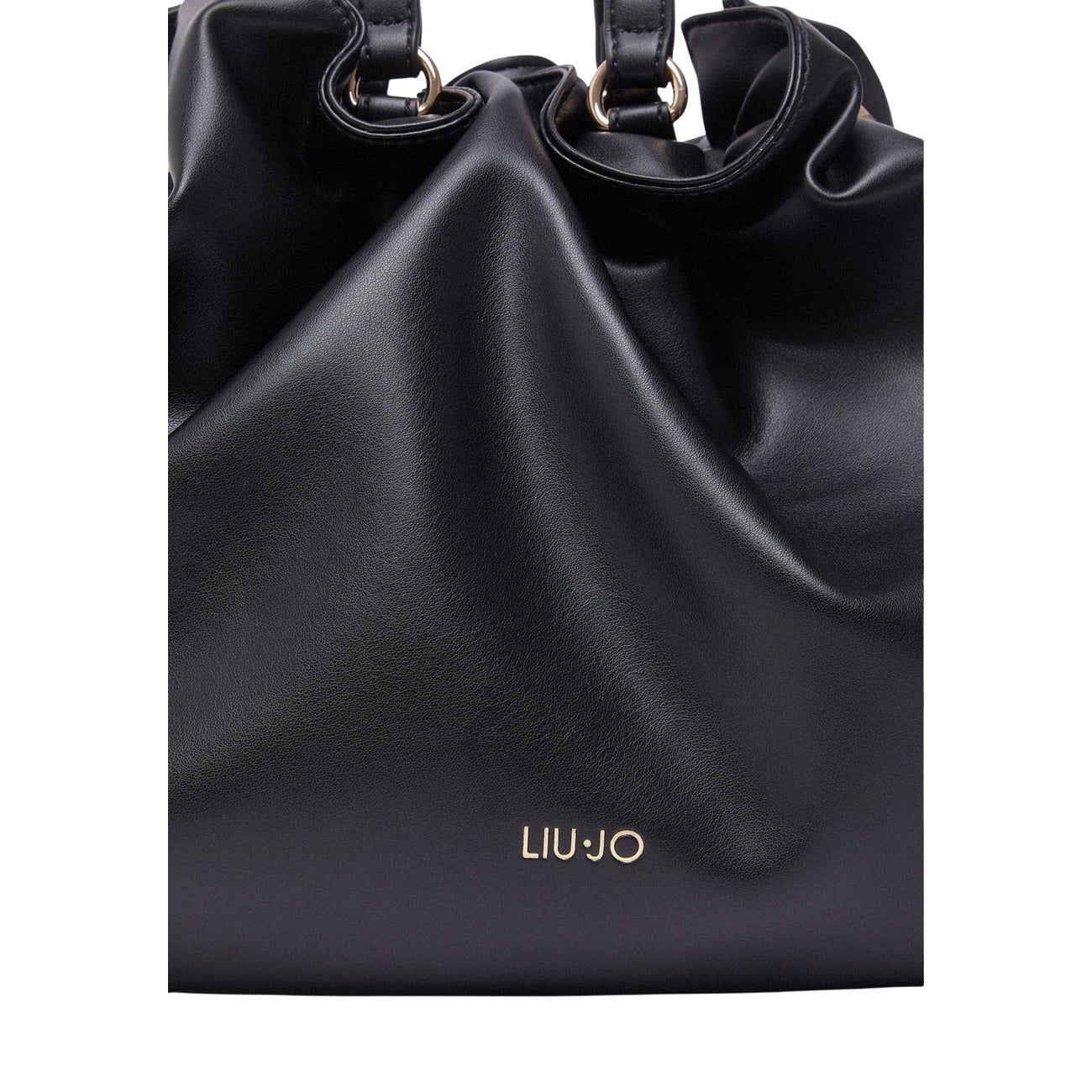 Liu Jo Borsa Donna Nero A Mano Chiusura Lacci 38x29x14