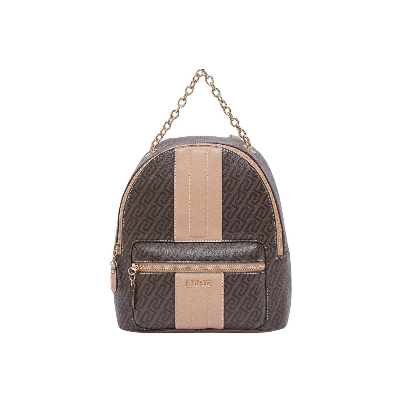 Liu Jo Zainetto Donna Marrone Stampa 26x28x18 Con Cerniera