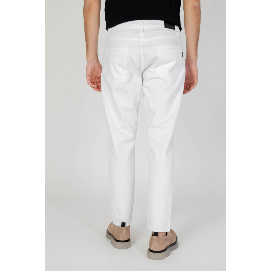 Antony Morato Jeans Uomo Bianco Slim Cotone Elasticizzato Primavera Estate