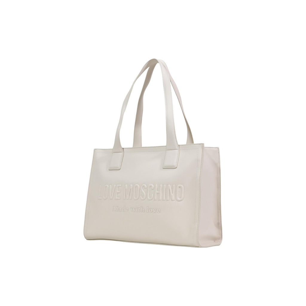 Love Moschino Borsa Donna Bianco 35x24x12 Mano Ecopelle JC4045PP1
