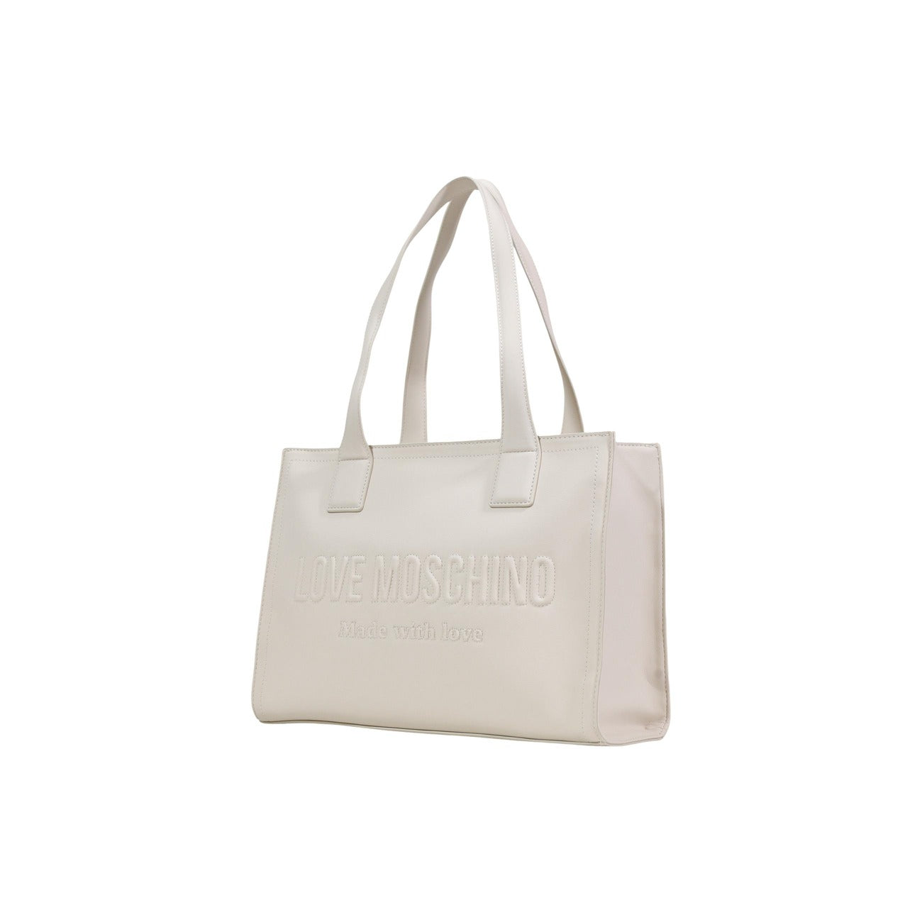 Love Moschino Borsa Donna Bianco 35x24x12 Mano Ecopelle JC4045PP1
