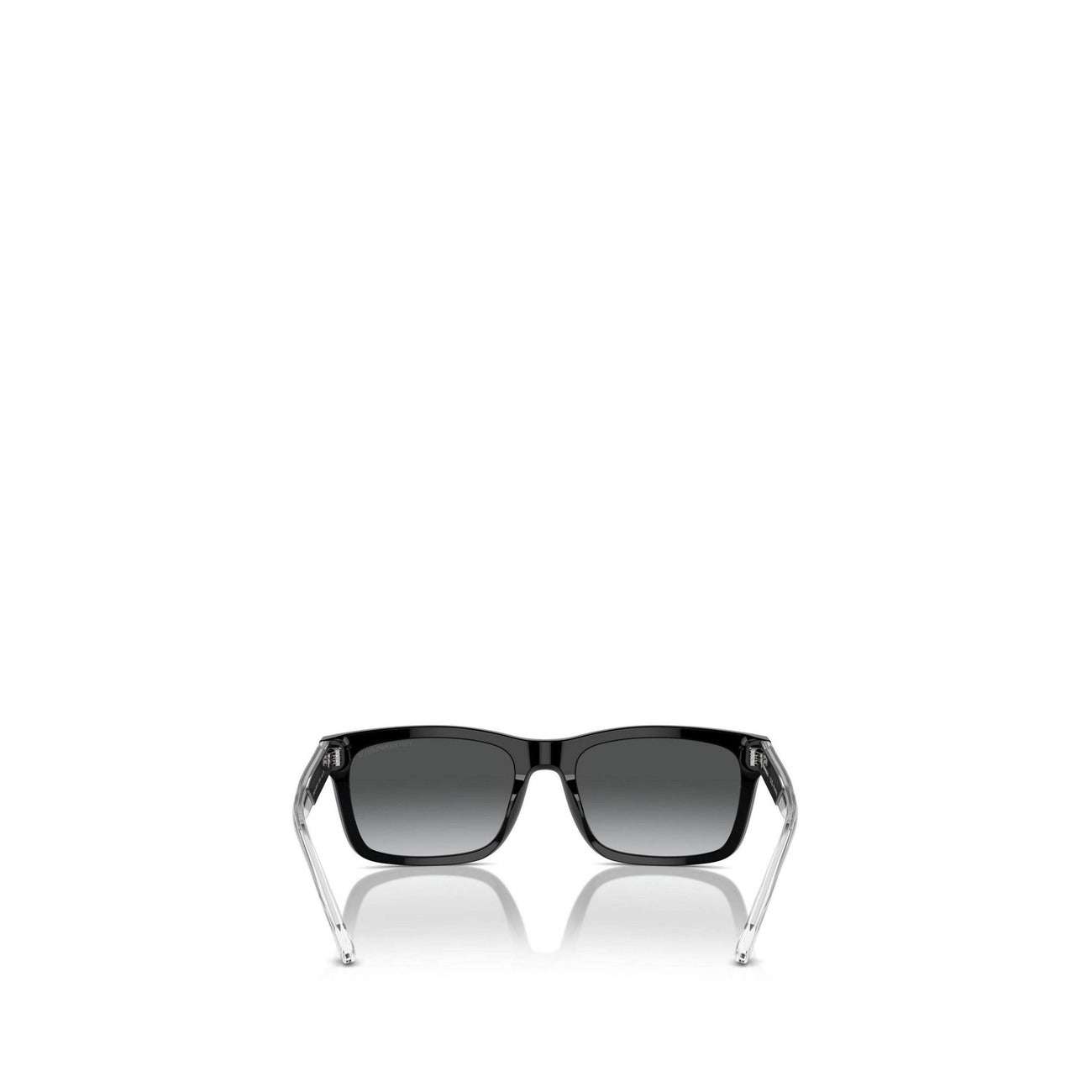Emporio Armani Occhiali Da Sole Uomo Rettangolari Nero Acetato Polarizzati