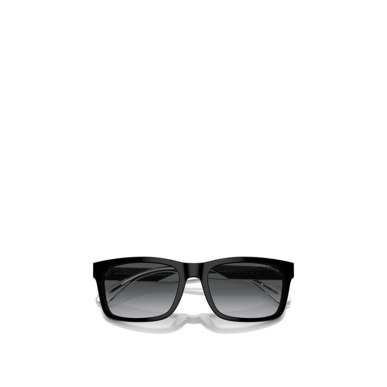 Emporio Armani Occhiali Da Sole Uomo Rettangolari Nero Acetato Polarizzati