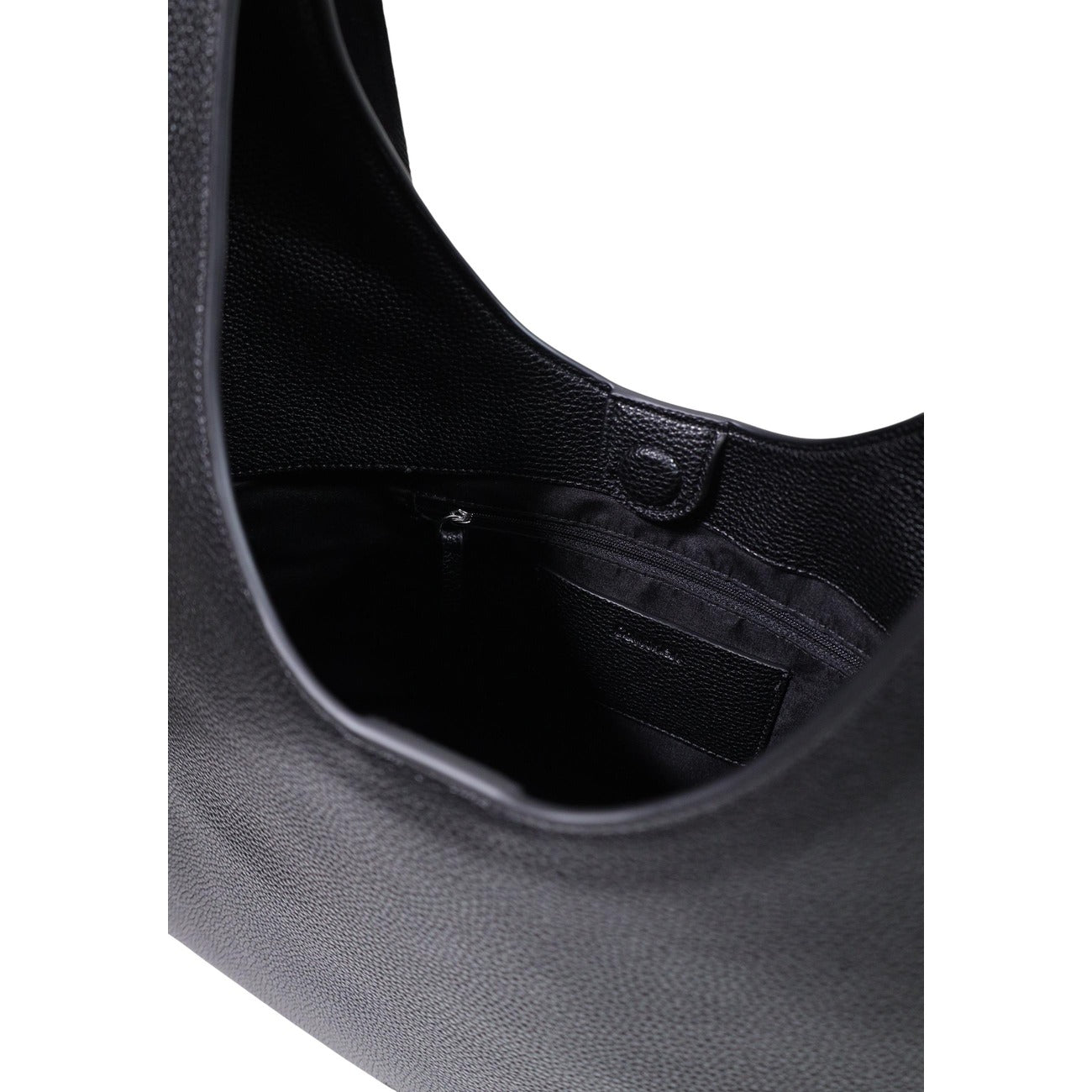 Calvin Klein Borsa Donna A Tracolla Regolabile Nero Large Shoulder Con Chiusura A Cerniera 33cm