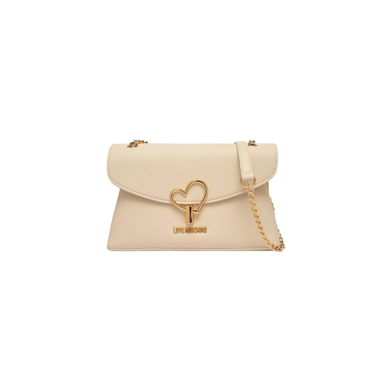 Love Moschino Borsa Donna Beige Piccola A Tracolla In Ecopelle