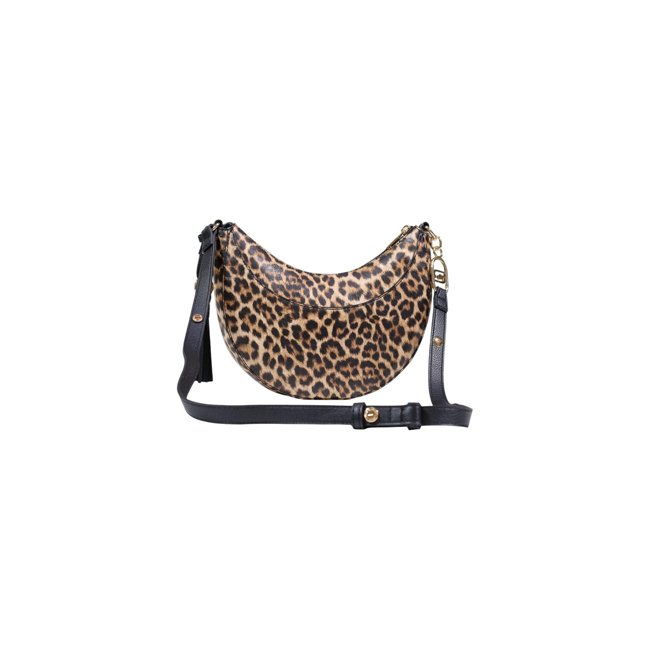 Liu Jo Borsa Donna Tracolla Beige Leopardata Piccola 23x18x7