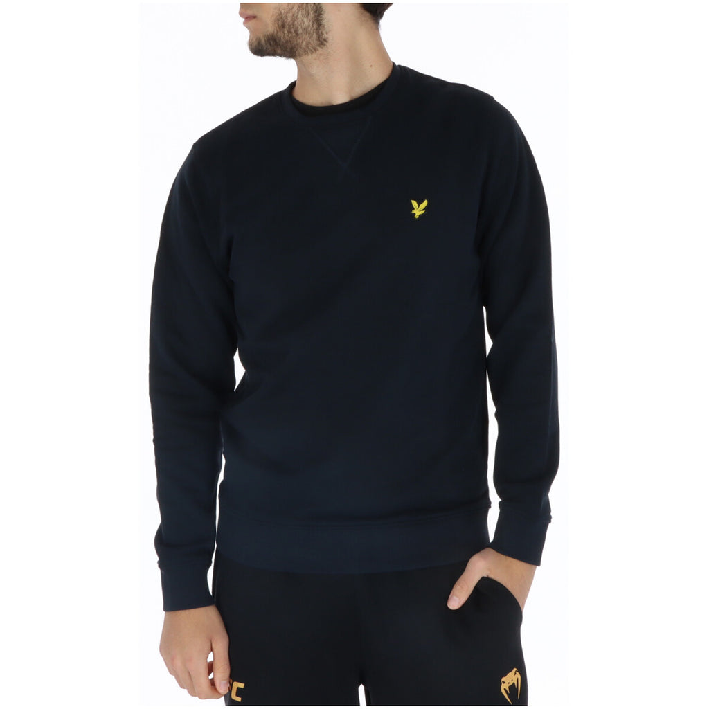 Lyle And Scott Felpa Uomo Girocollo Cotone 100 Blu Autunno Inverno