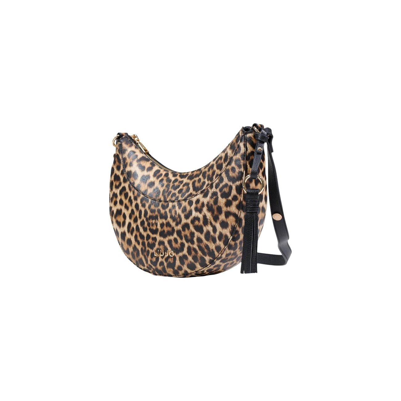 Liu Jo Borsa Donna Tracolla Beige Leopardata Piccola 23x18x7