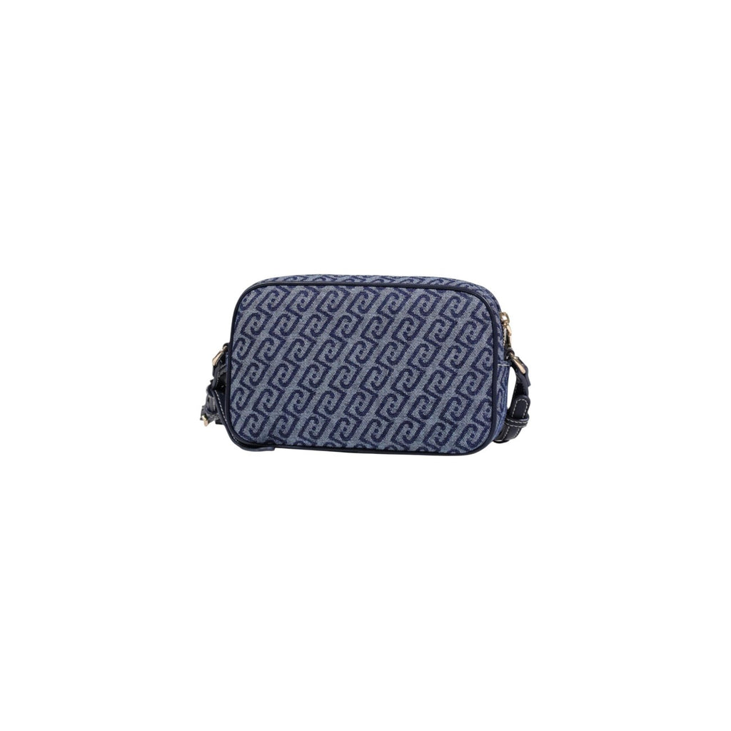 Liu Jo Borsa Donna Camera Case Blu Stampa Con Cerniera Primavera Estate