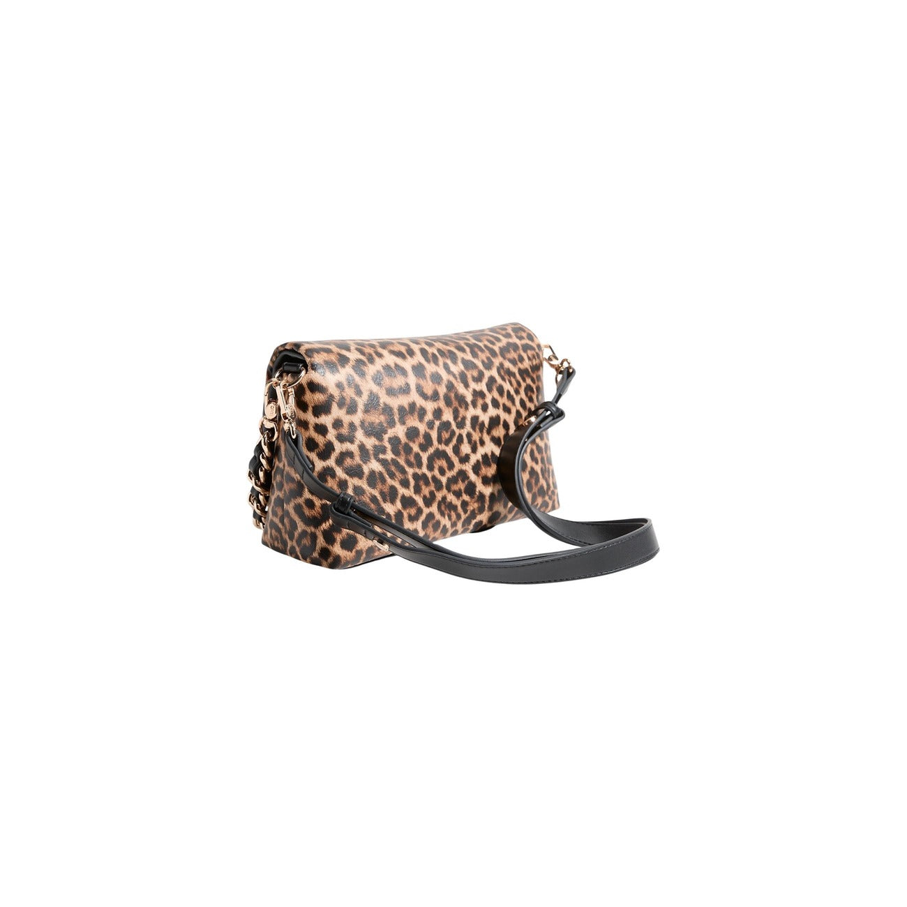 Liu Jo Borsa Donna Nero Maculato Con Clip Interno Tasche 17x26x8 cm