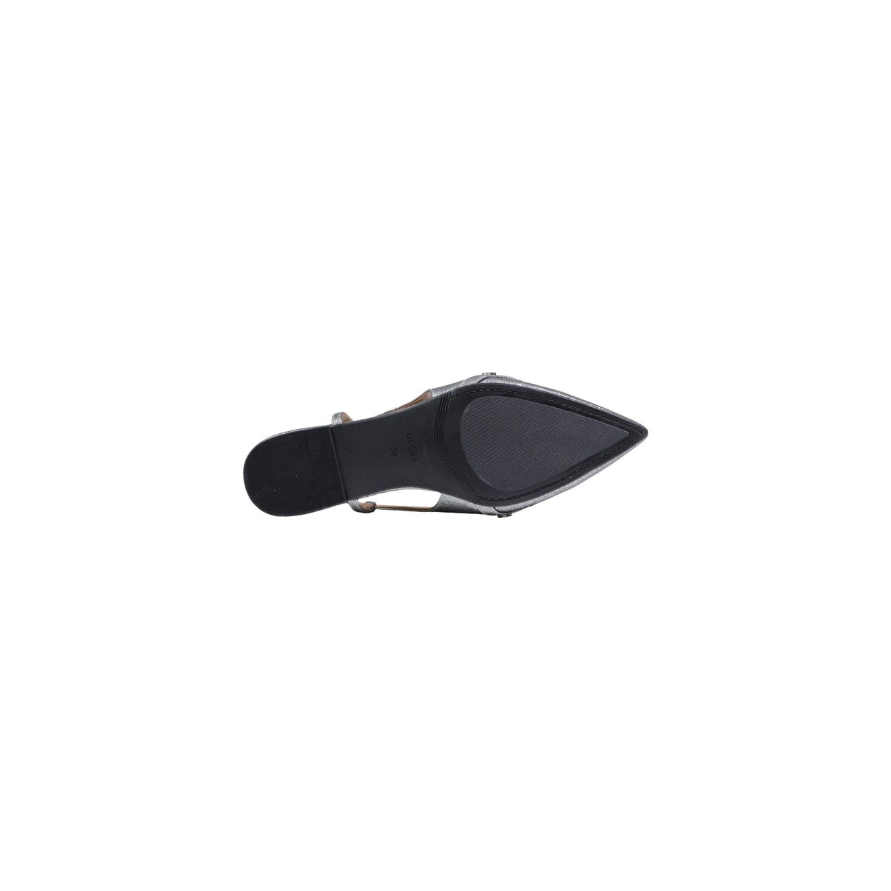 Guess Scarpe Basse Donna Grigie Punta Con Cinturino Fibbia Primavera
