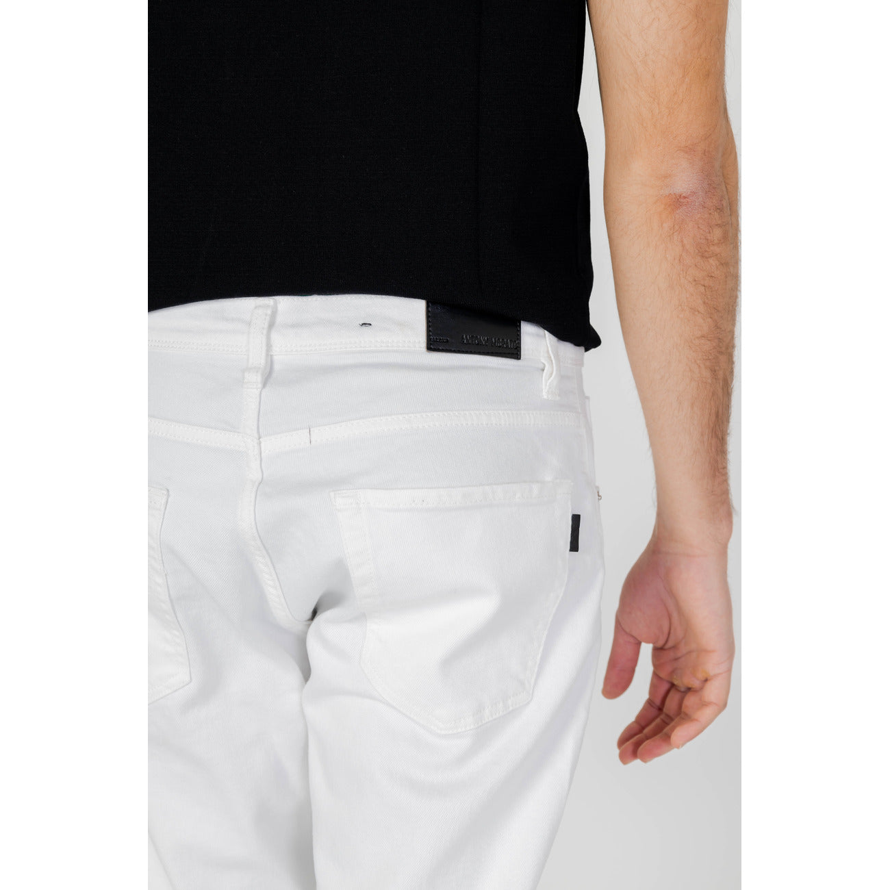 Antony Morato Jeans Uomo Bianco Slim Cotone Elasticizzato Primavera Estate