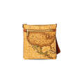 Alviero Martini Prima Classe Borsa Uomo Beige Pelle Tracolla Zip 22x25x3 Cm Made In Italy Autunno Inverno