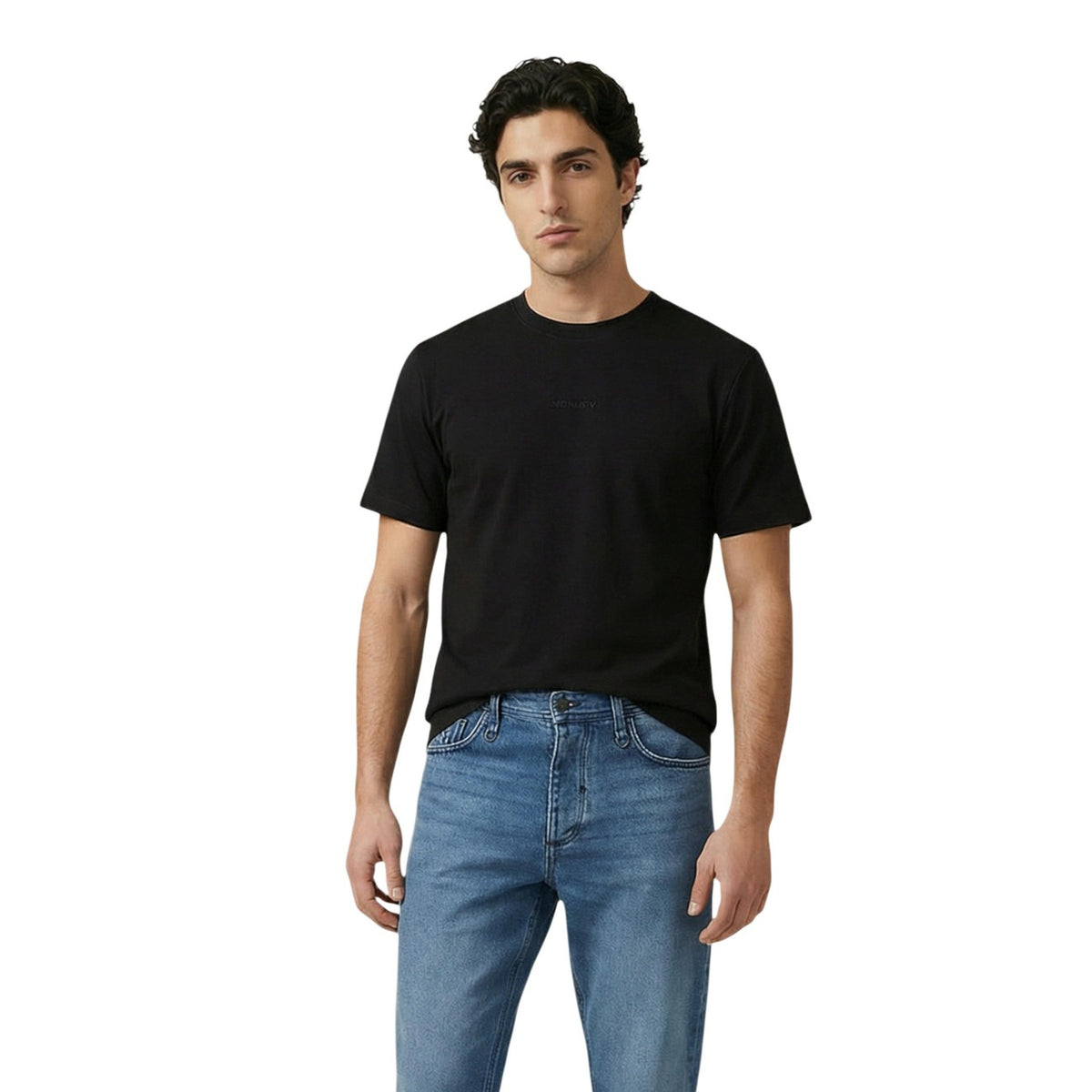 Abbigliamento T-shirt Antony Morato Antony Morato T Shirt Uomo Cotone Bianco Scollo Tondo Maniche Corte