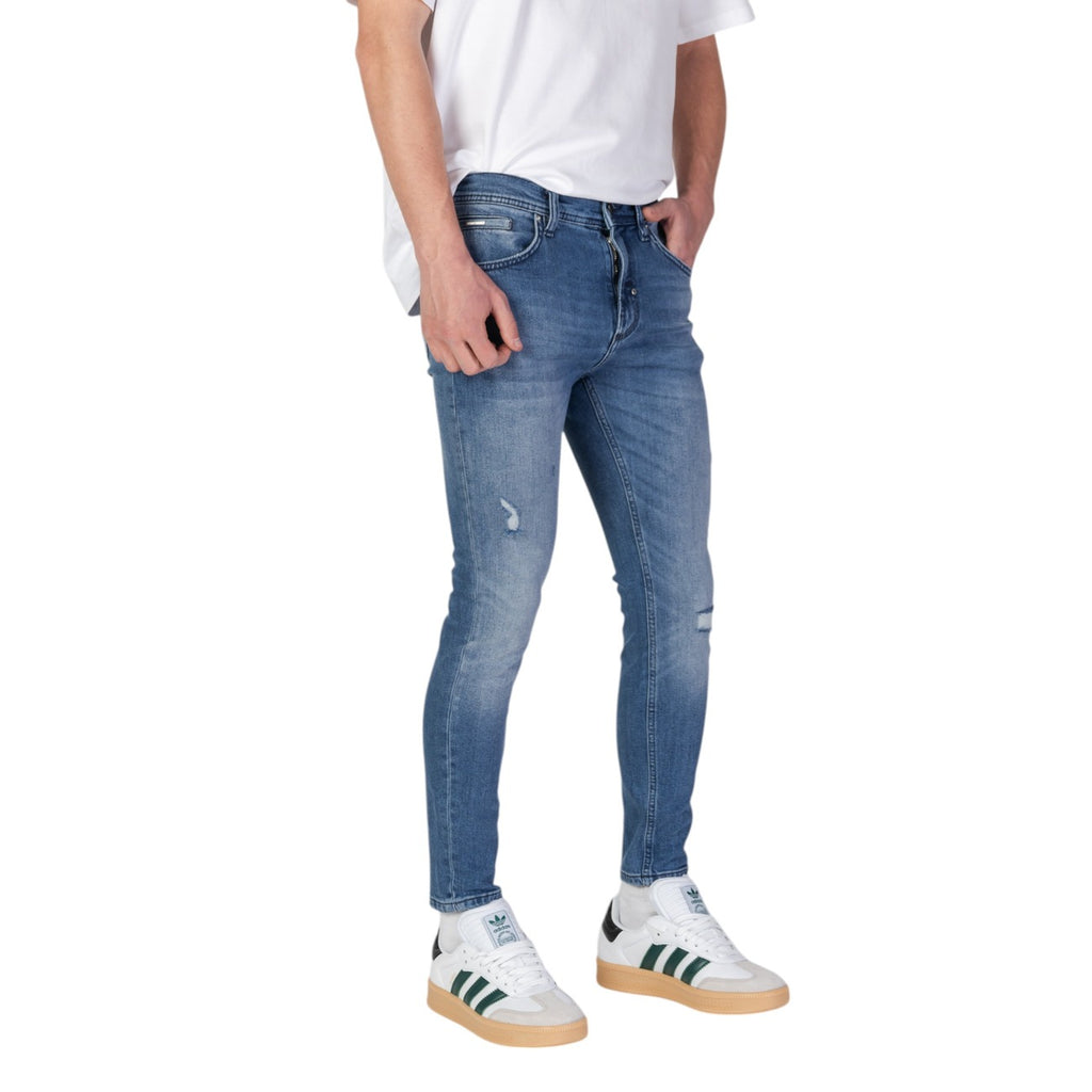 Antony Morato Jeans Uomo Azzurro Slim Fit Cotone Stretch Primavera