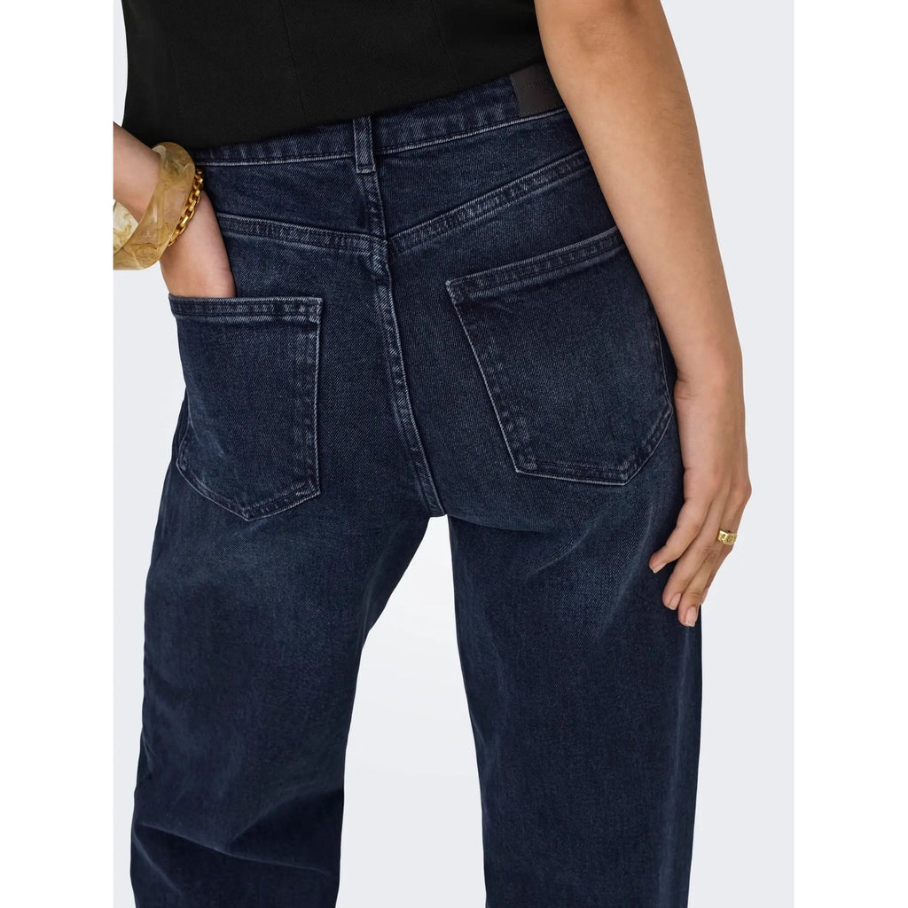 Only Jeans Donna Blu Cotone Organico Skinny Vita Media Primavera Estate