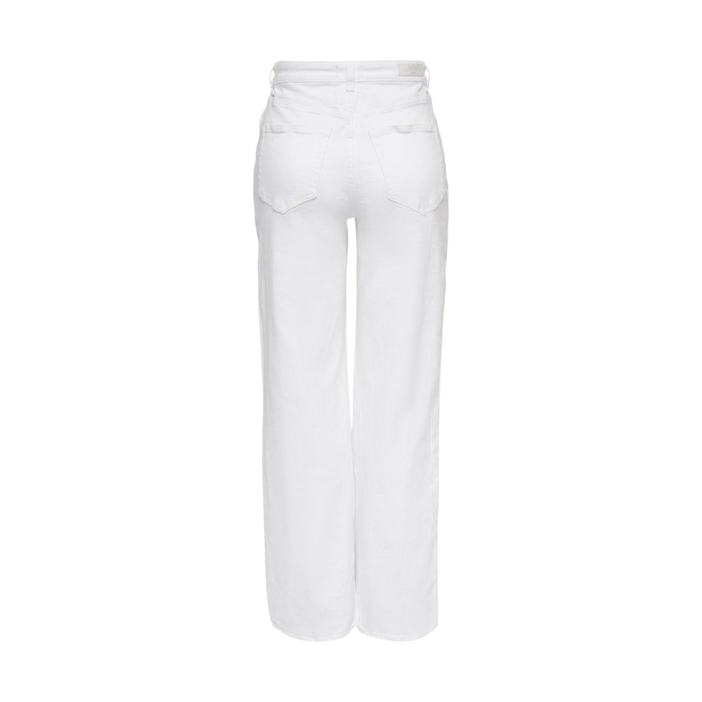 Only Jeans Donna Skinny Bianco Primavera Estate Cotone Stretch