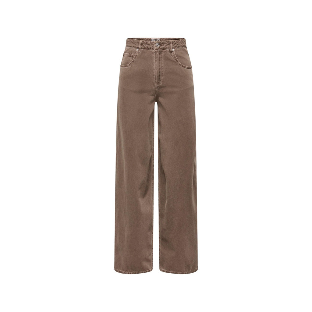 Only Jeans Donna Marrone 100 Percento Cotone Primavera Estate