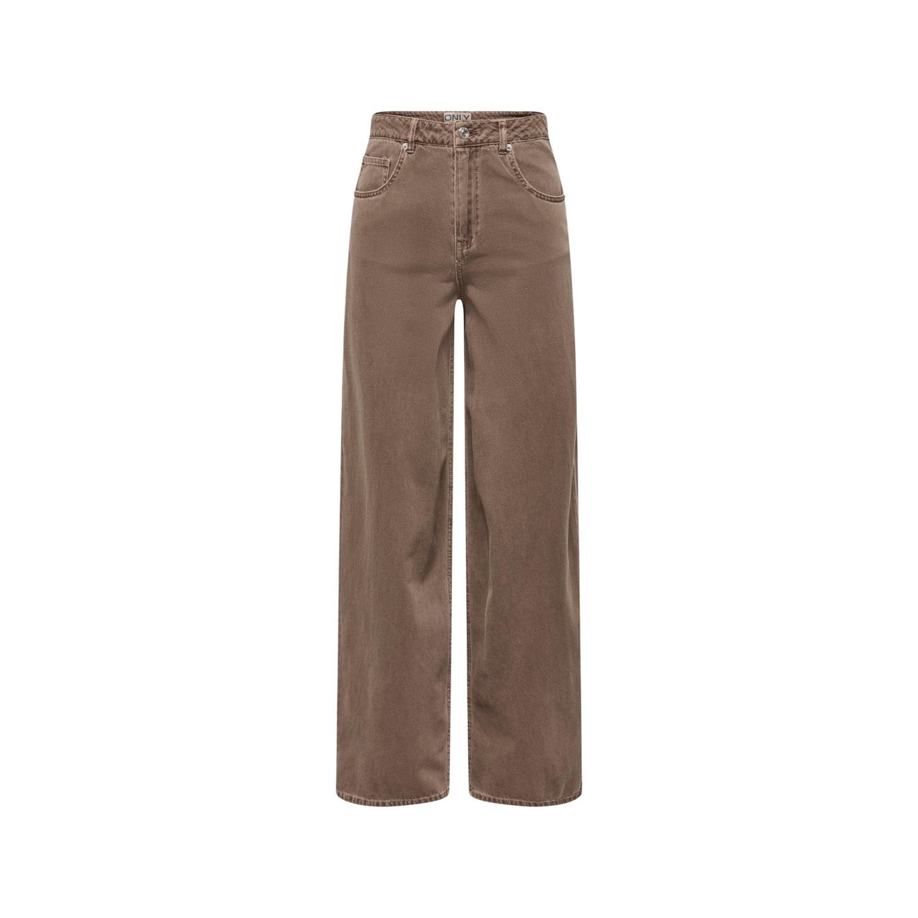 Only Jeans Donna Marrone 100 Percento Cotone Primavera Estate