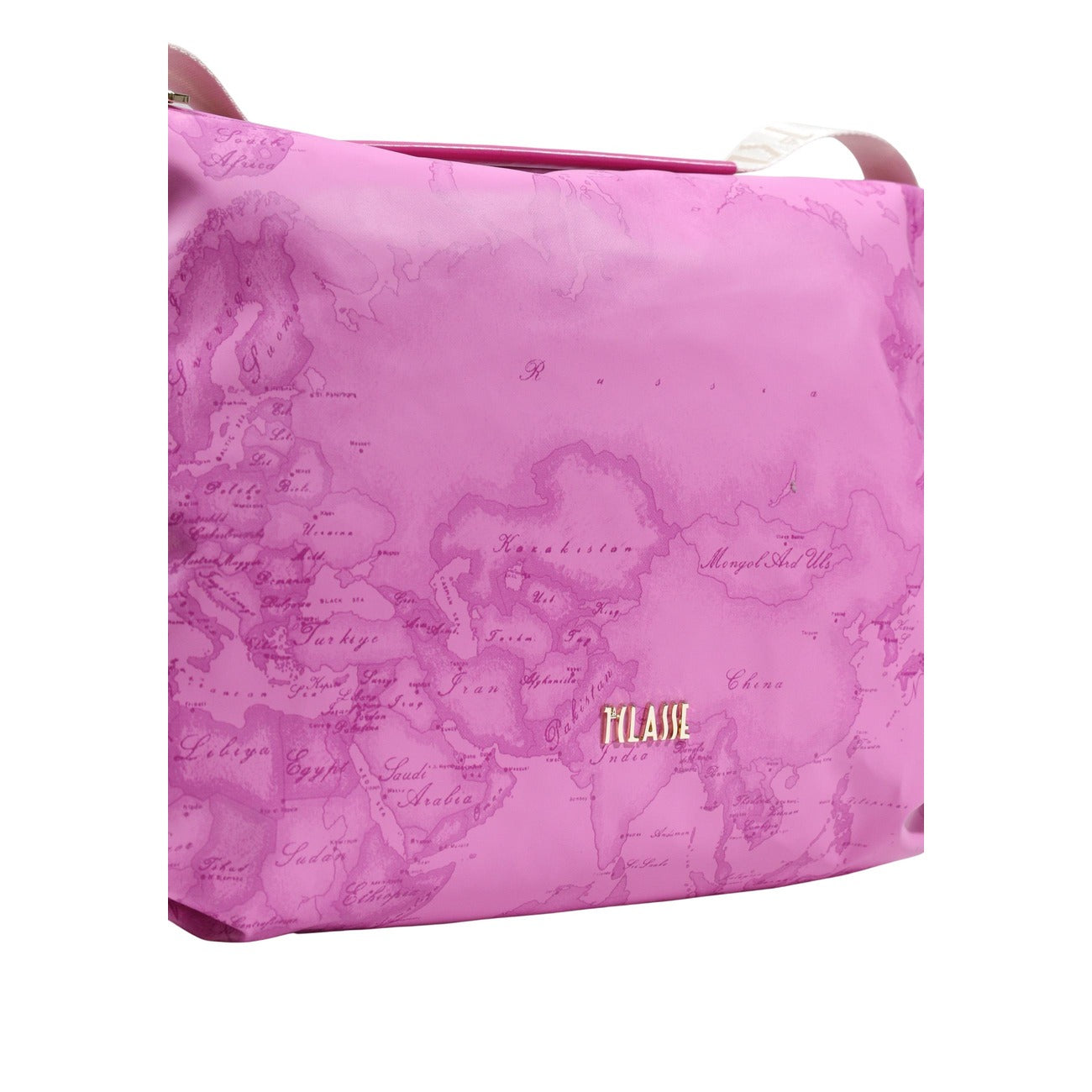 Alviero Martini Prima Classe Borsa Donna Fuxia Stampa Con Tracolla