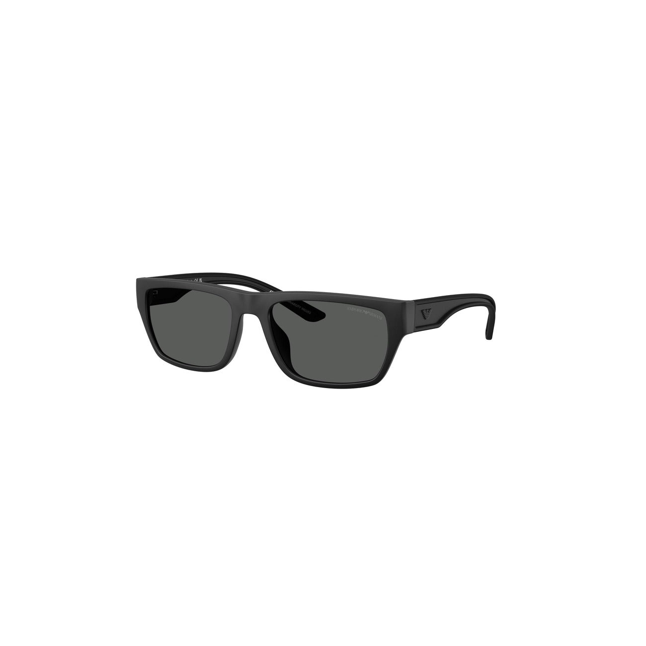 Emporio Armani Occhiali Da Sole Uomo Nero Acetato Quadrati Rettangolari