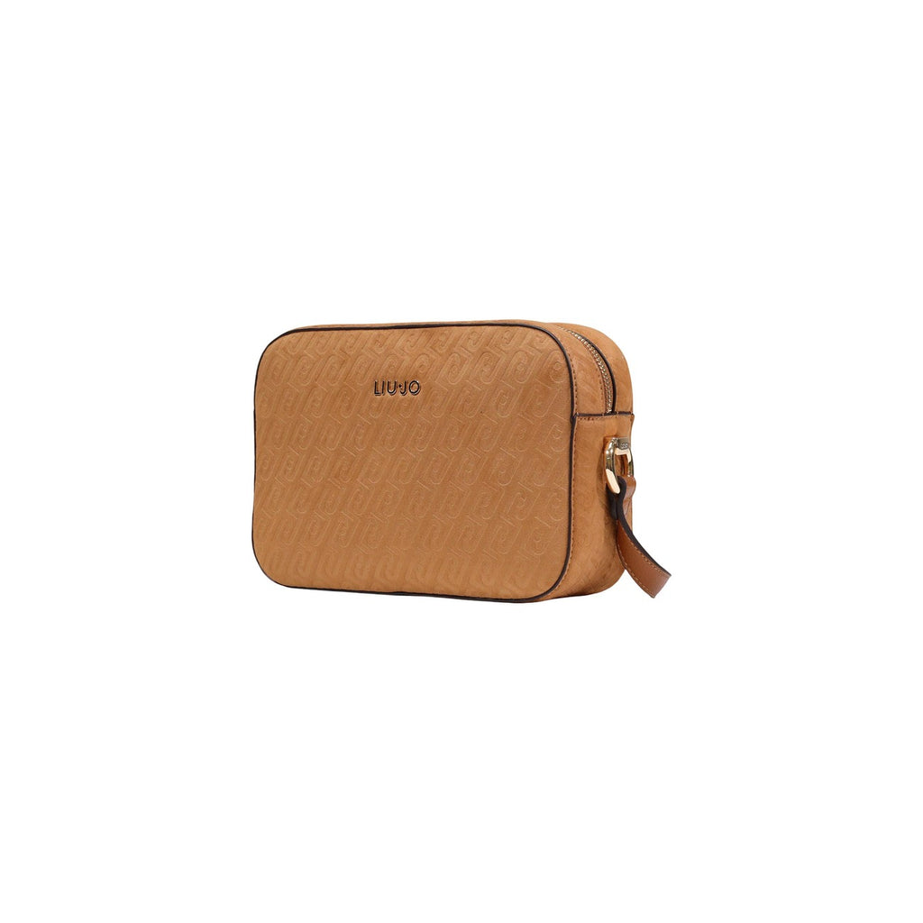 Liu Jo Borsa Tracolla Donna Marrone 24x15x7 Zip Poliestere