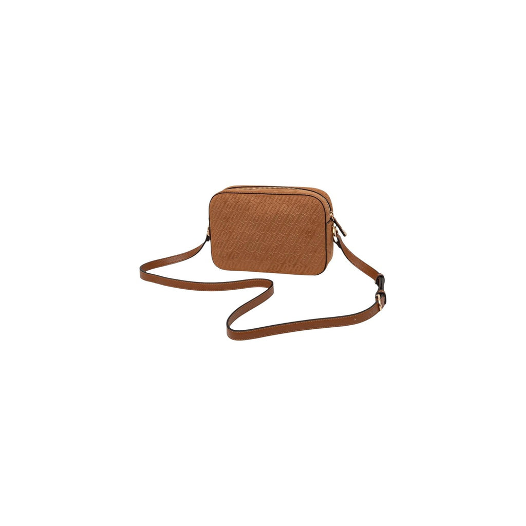 Liu Jo Borsa Tracolla Donna Marrone 24x15x7 Zip Poliestere