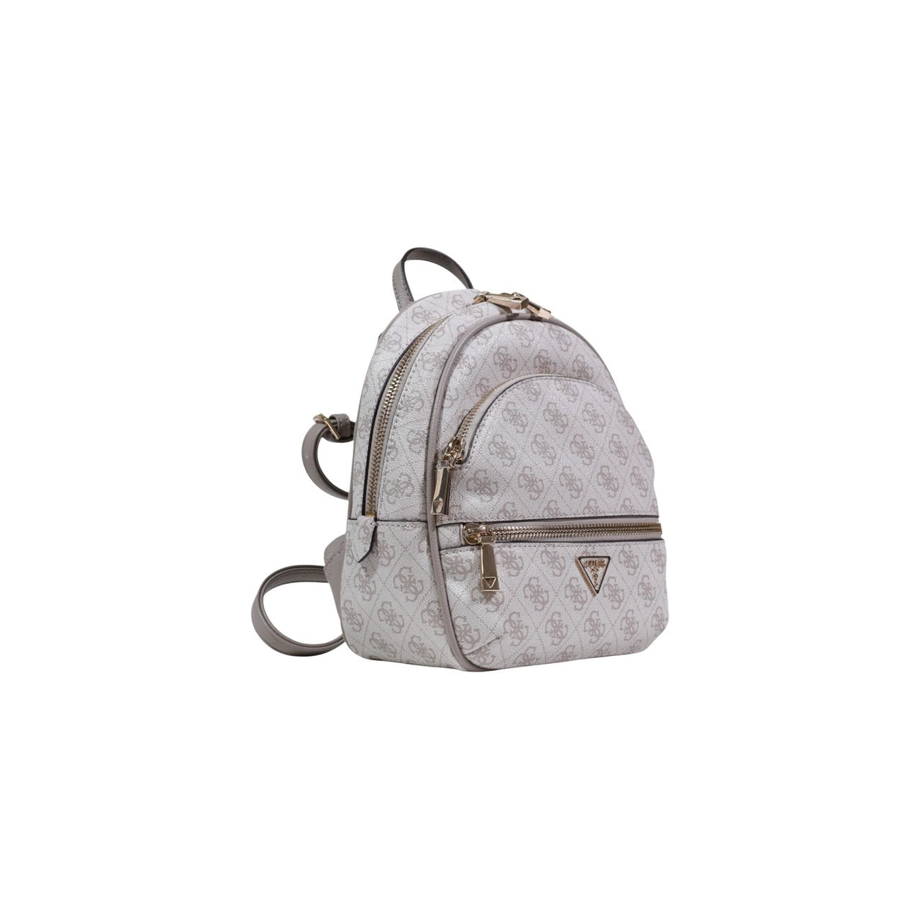 Guess Borsa Donna Zainetto Grigio Stampa Con Cerniera 23x25x11