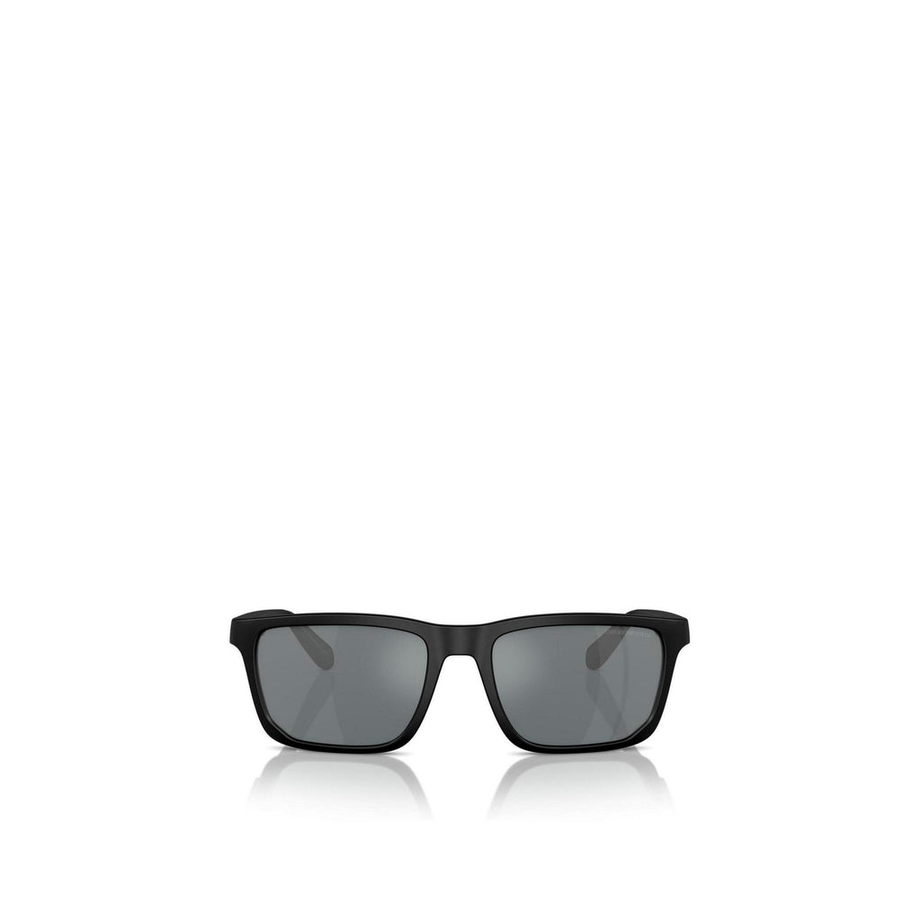 Emporio Armani Occhiali Da Sole Uomo Nero Rettangolari 57mm Acetato