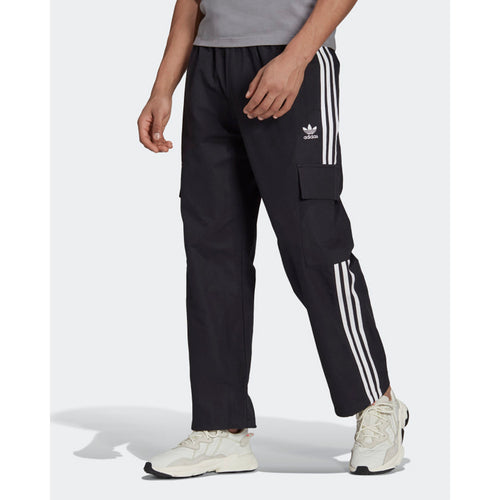 Abbigliamento Pantaloni Adidas Adidas Pantaloni Uomo Nero Primavera Estate Jogger In 100 Poliestere Con Tasche Laterali Codice H09117