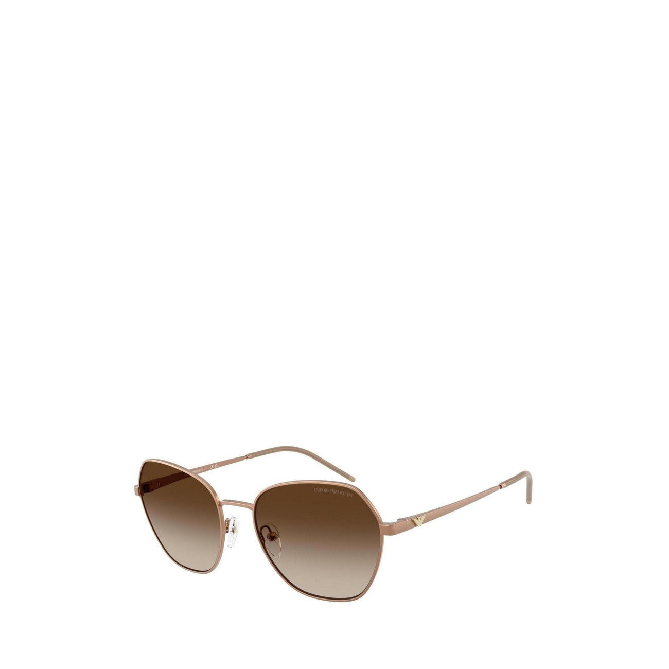 Emporio Armani Occhiali Da Sole Donna Montatura Metallica Marrone Protezione UV