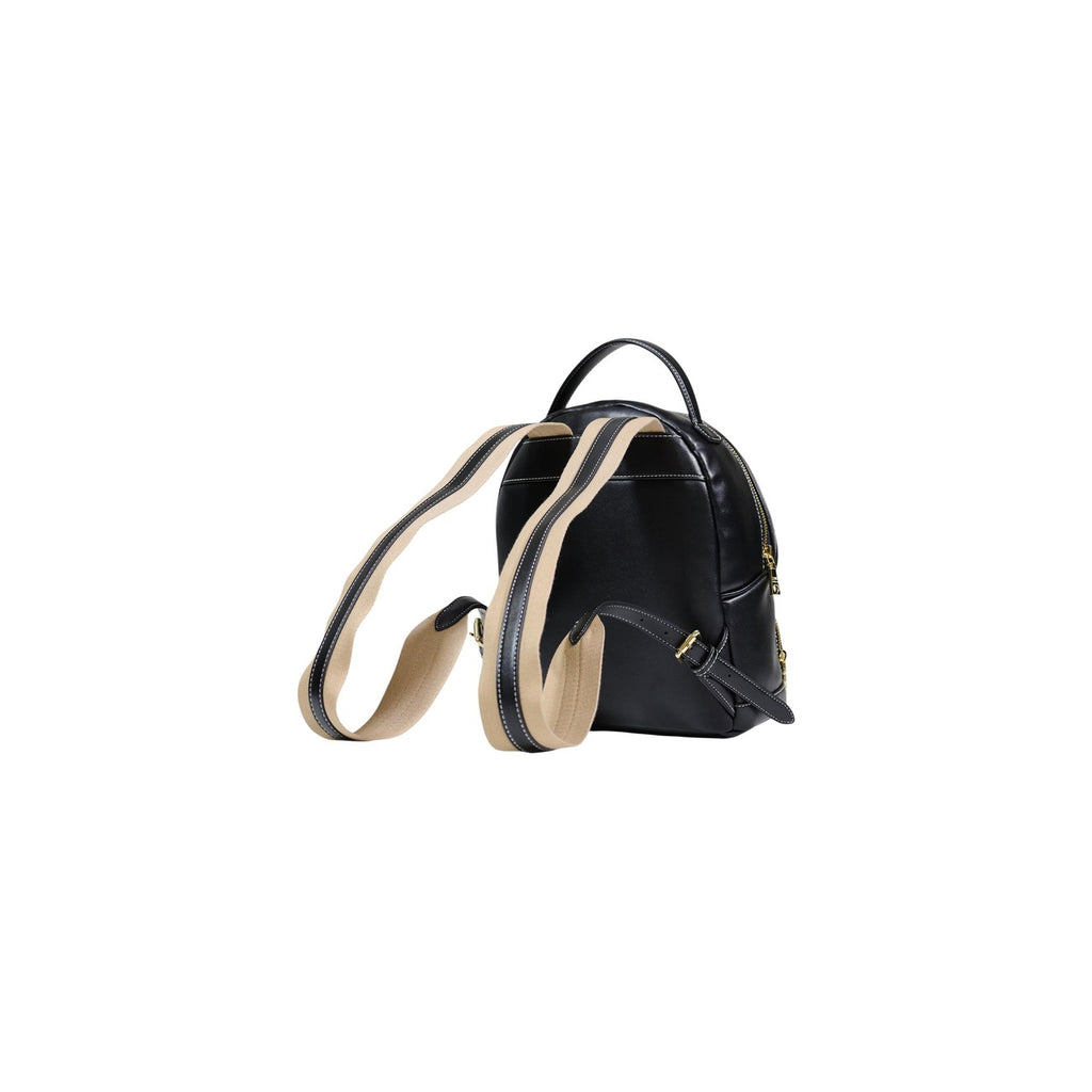Love Moschino Zainetto Donna Nero Con Zip Tasche Interne Esterne