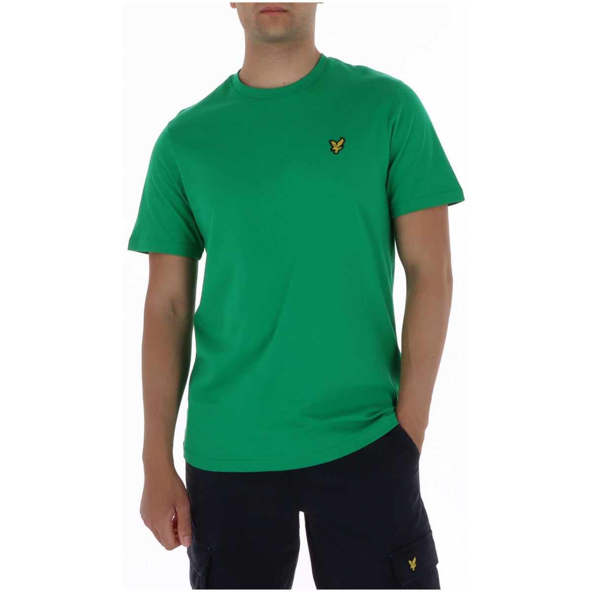 Abbigliamento T-shirt Lyle & Scott Lyle E Scott T Shirt Uomo Rosa Girocollo Cotone Puro Maniche Corte Estate