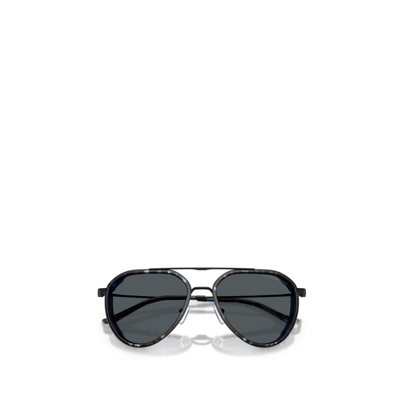 Emporio Armani Occhiali Da Sole Uomo Aviator In Metallo Neri UV