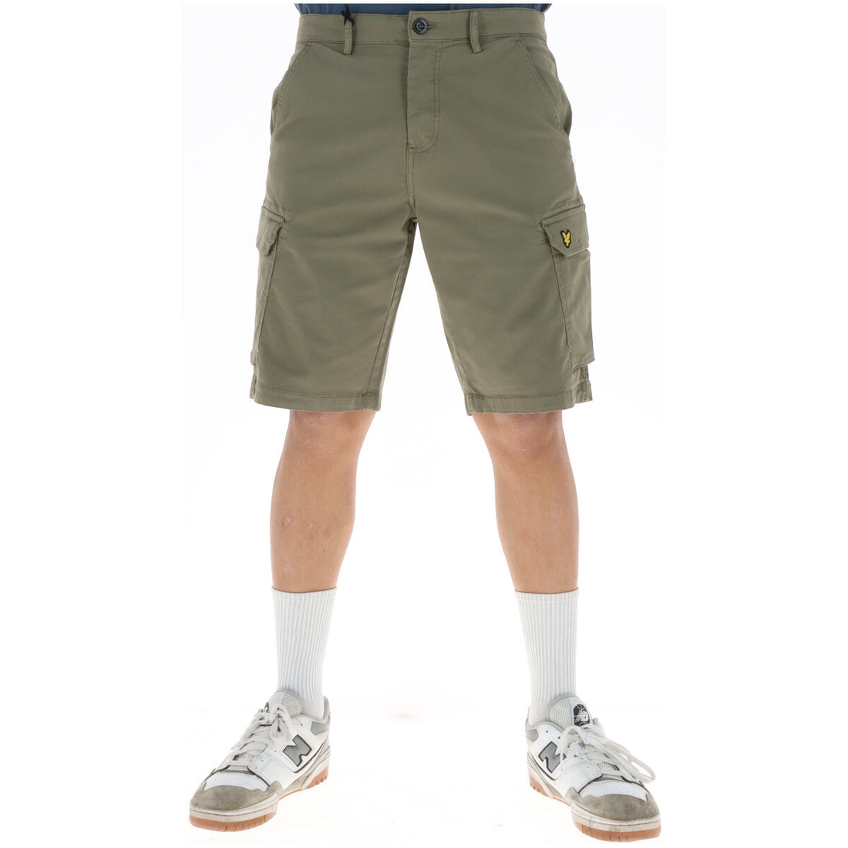 Abbigliamento Bermuda Lyle & Scott Lyle And Scott Bermuda Uomo Grigio Cotone Elasticizzato Primavera Estate