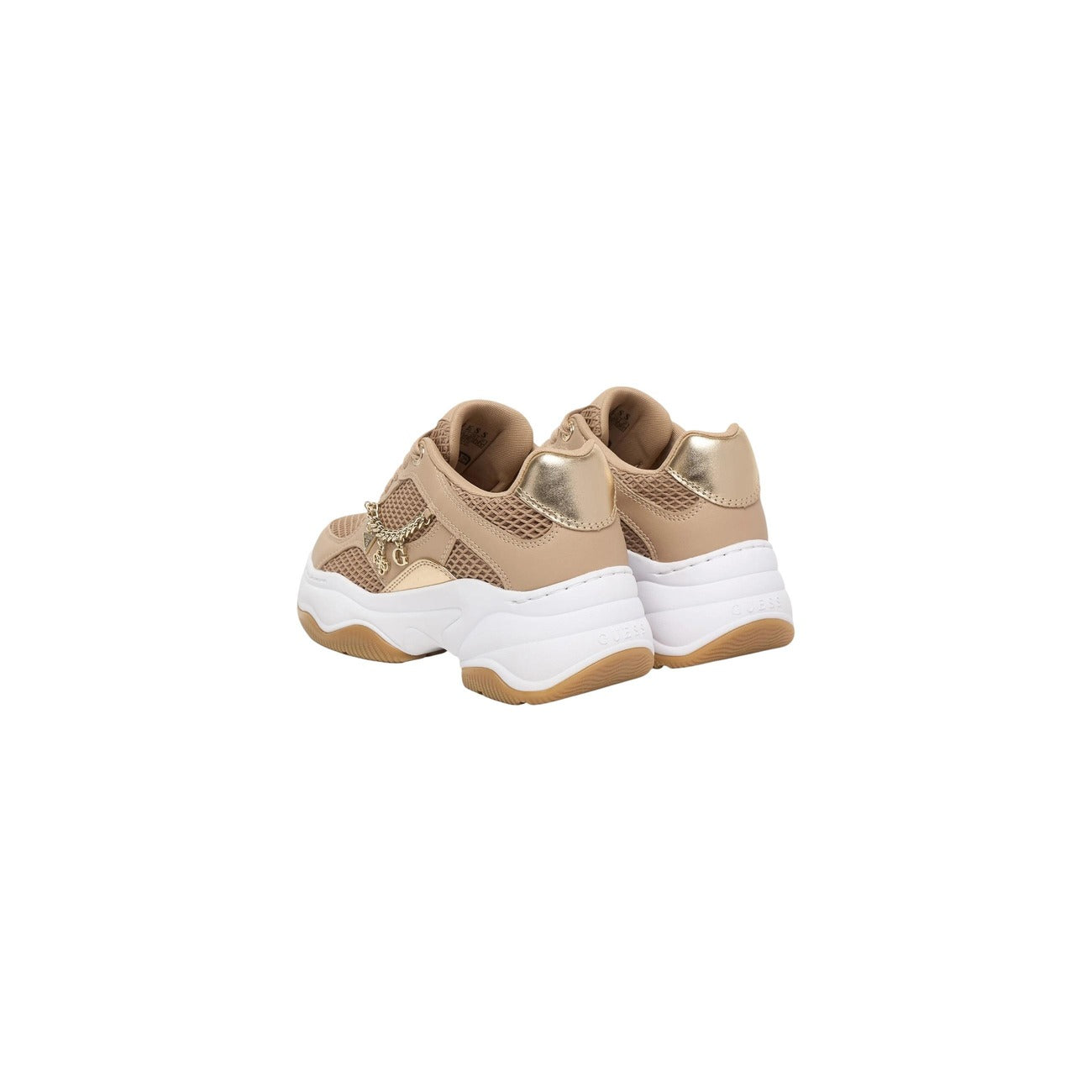 Guess Sneakers Donna Beige Con Fibbia Sportive Primavera Estate