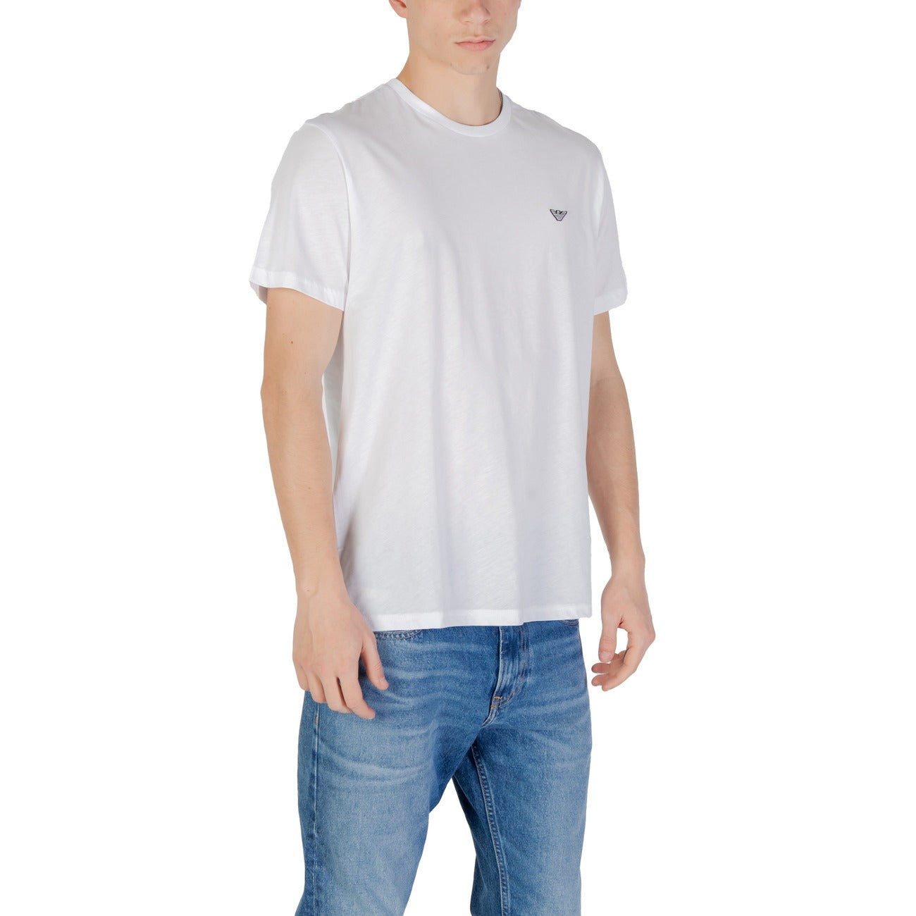Emporio Armani Underwear T Shirt Uomo Cotone Bianco Maniche Corte