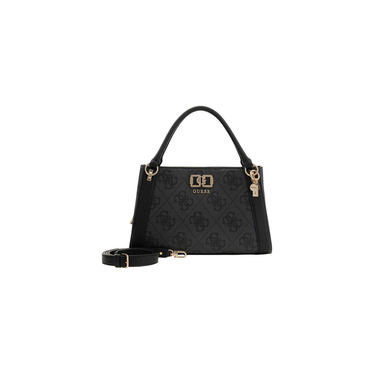 Guess Borsa Donna Nero A Mano Con Tracolla 31x20x10 Cm