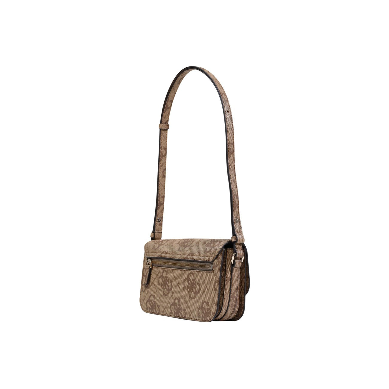 Guess Borsa Donna Beige Stampa A Mano Piccola 22x16x5 Cm