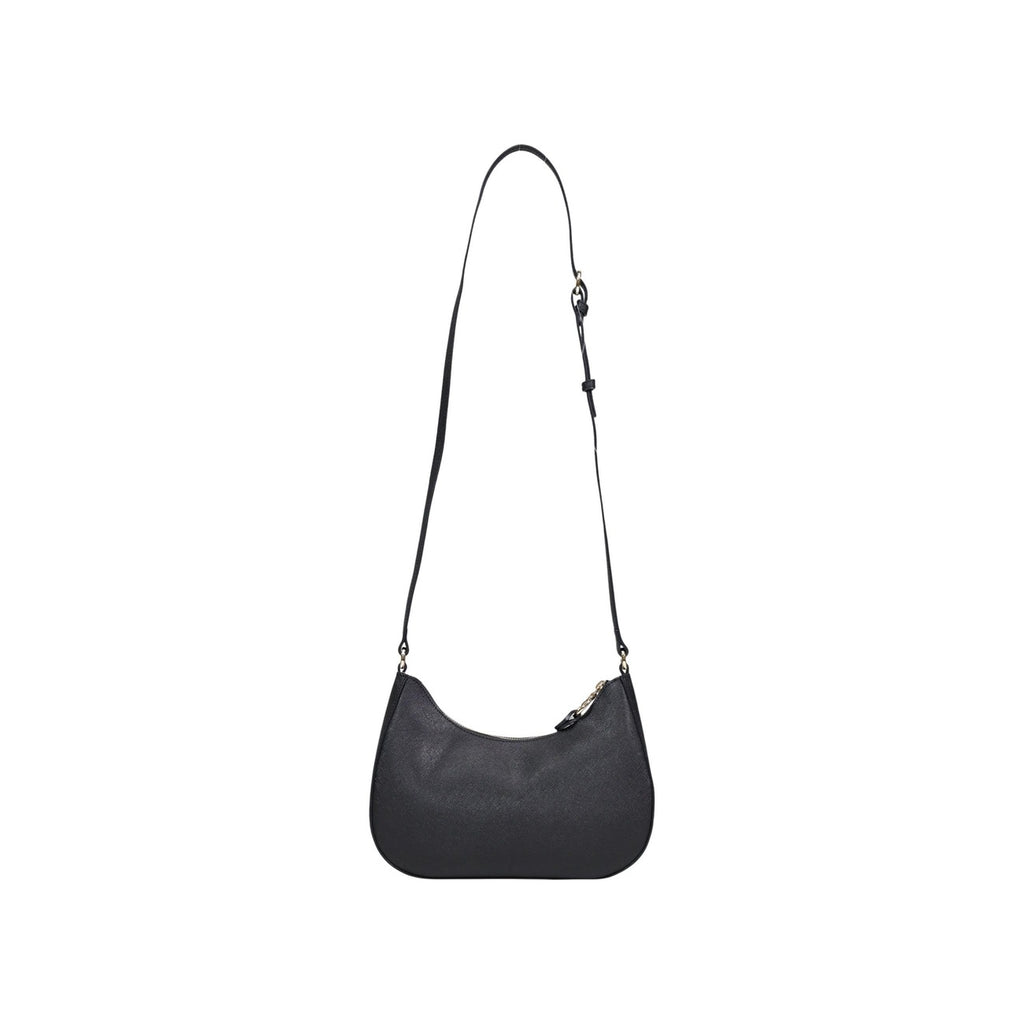 Alviero Martini Prima Classe Borsa Tracolla Donna Nero Stampa Con Zip Tasca Interna 24x17x6 Cm