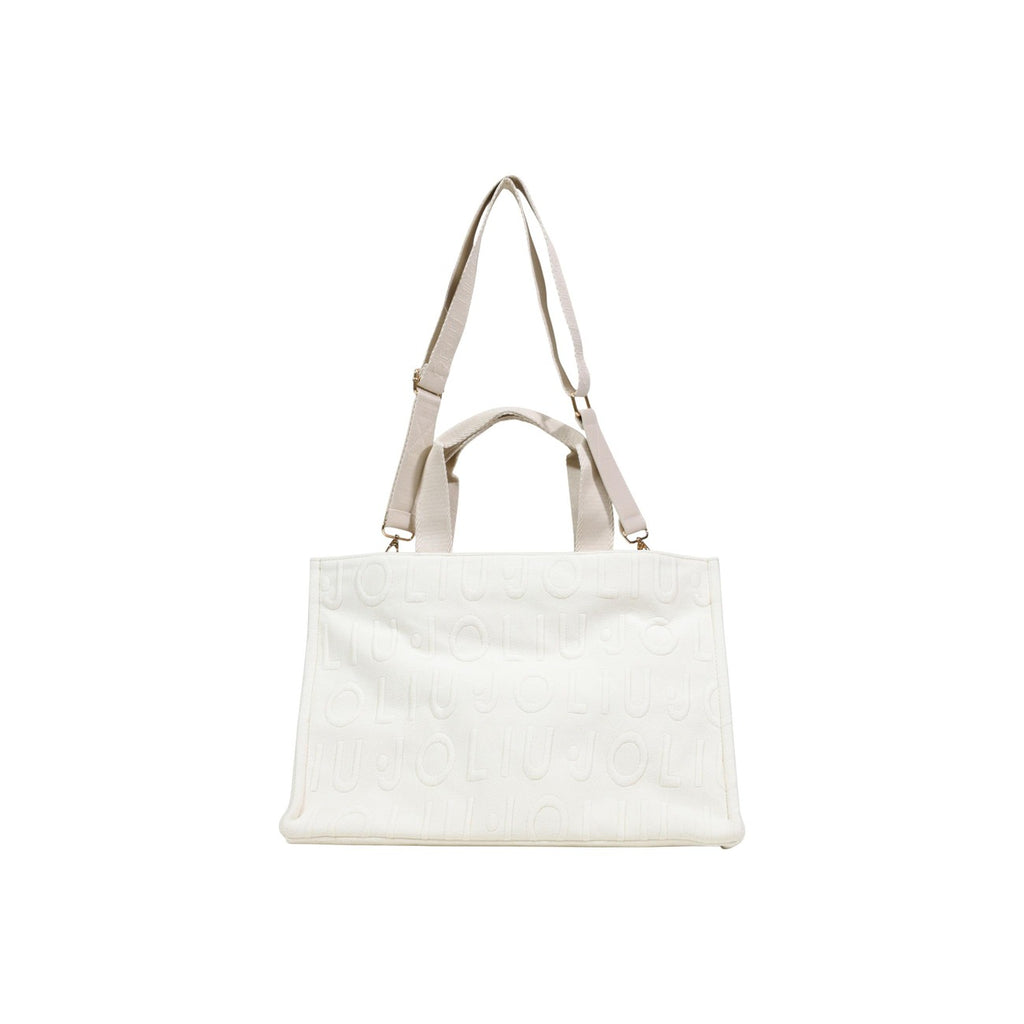Liu Jo Borsa Donna A Mano Bianco 41x30x10 Poliestere Primavera Estate