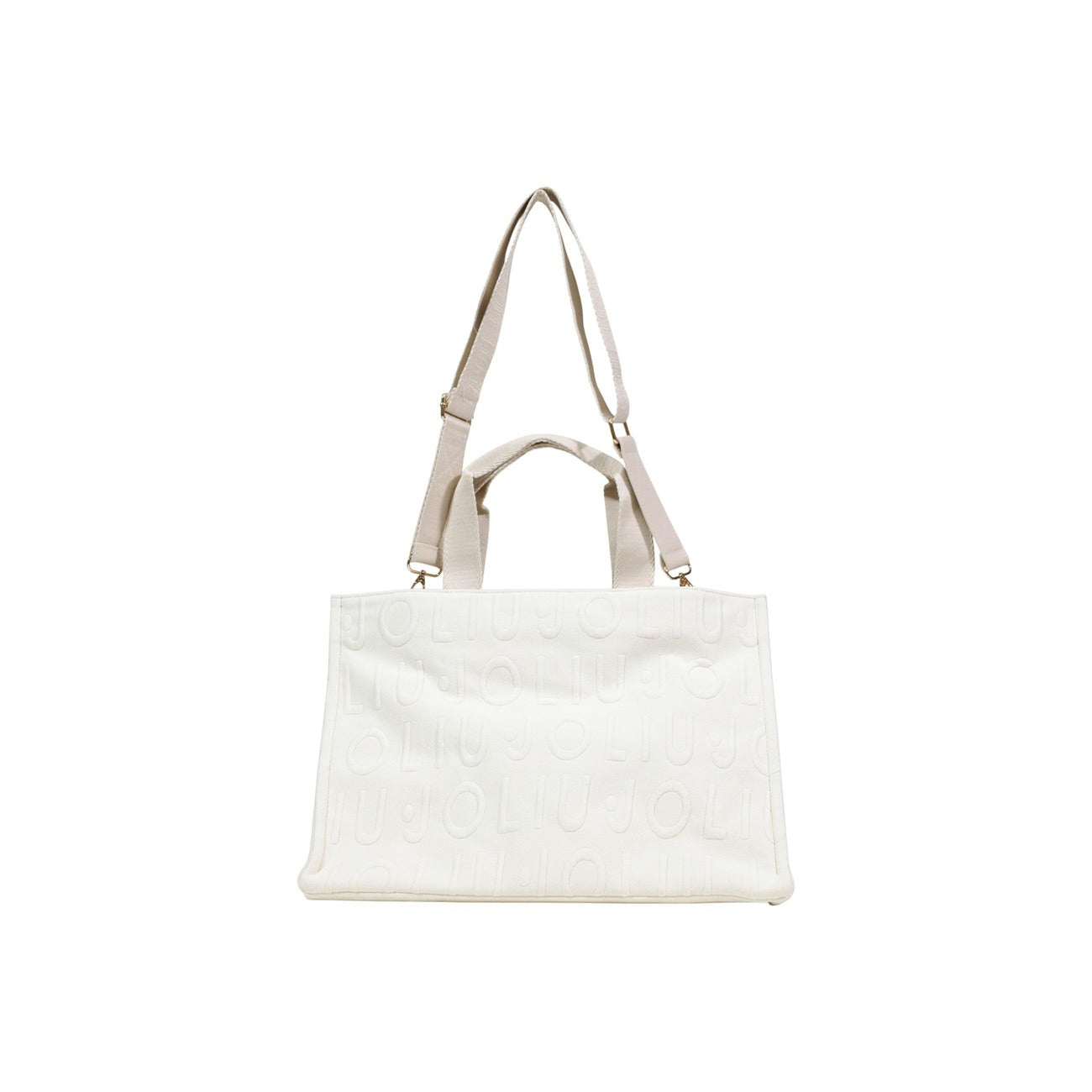Liu Jo Borsa Donna A Mano Bianco 41x30x10 Poliestere Primavera Estate