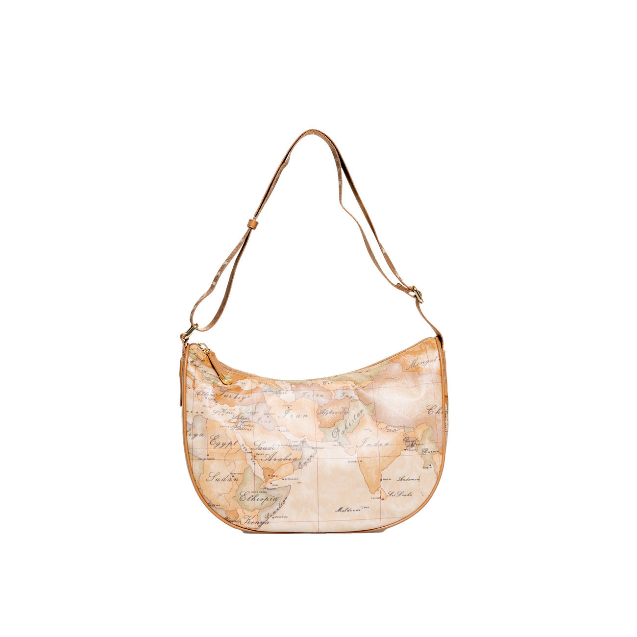 Alviero Martini Prima Classe Borsa Donna Beige 33x22x13 A Mano E Tracolla Con Cerniera Tasca Interna Made In Italy