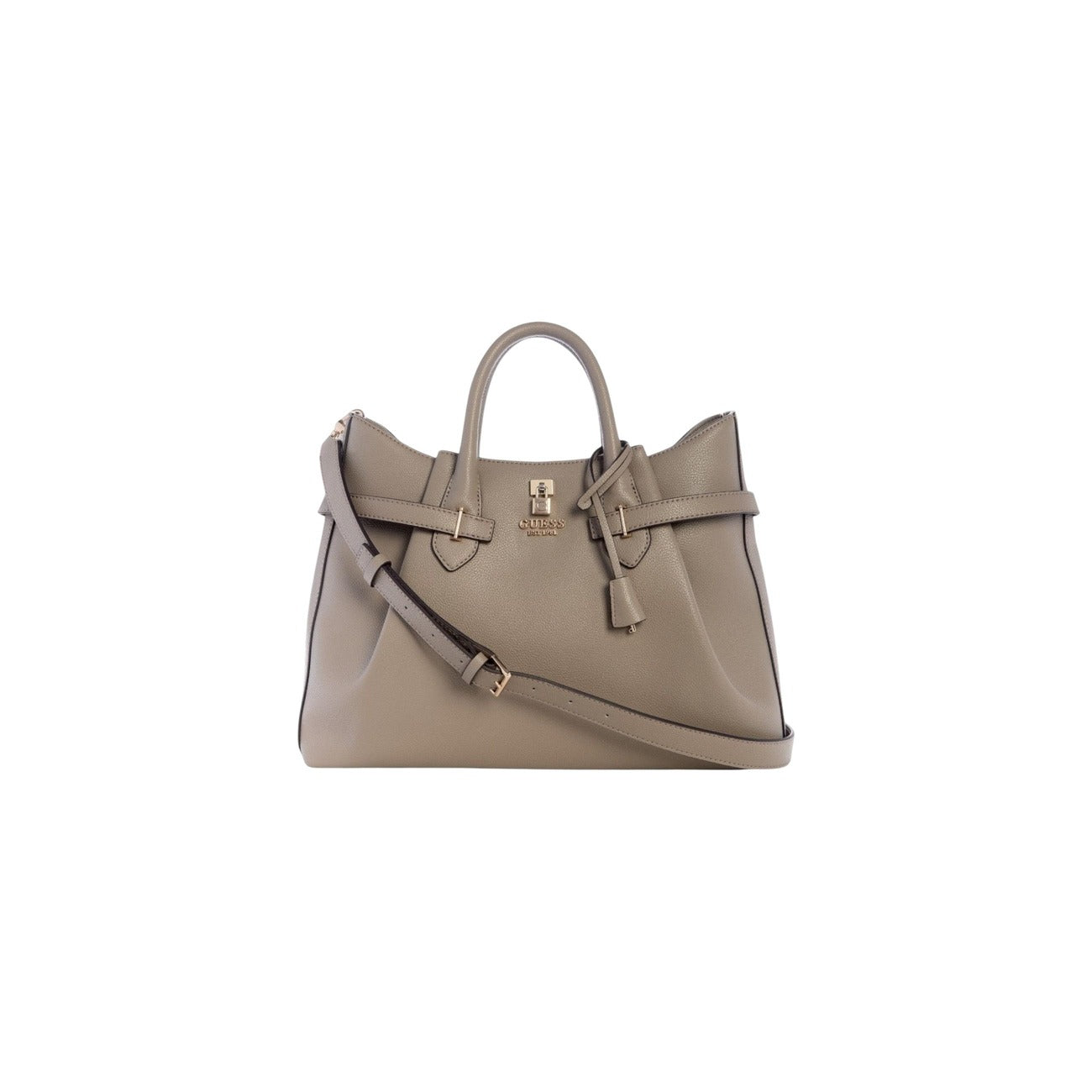 Guess Borsa Donna Satchel Grigio Stampa Yesba Girlfriend 38x27x13 cm