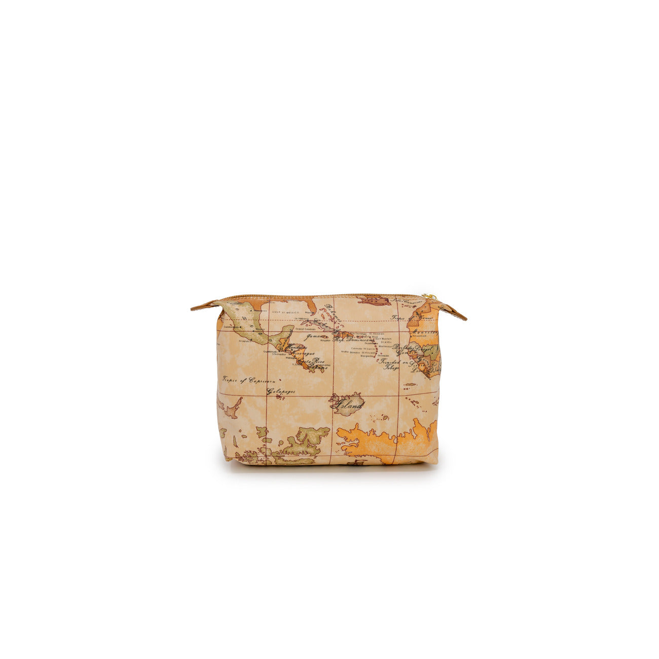 Alviero Martini Prima Classe Borsa Donna Beige Geo Print Primavera Estate Mix Materiali Pelle Cotone