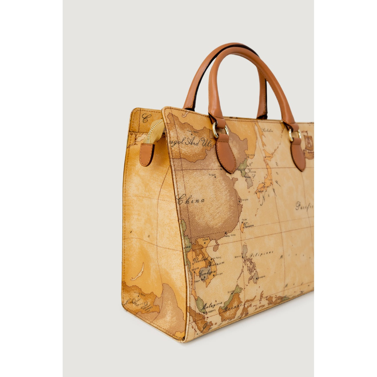 Alviero Martini Prima Classe Borsa Donna Beige 26x33x11.5 Pelle Cotone Poliestere Poliuretano