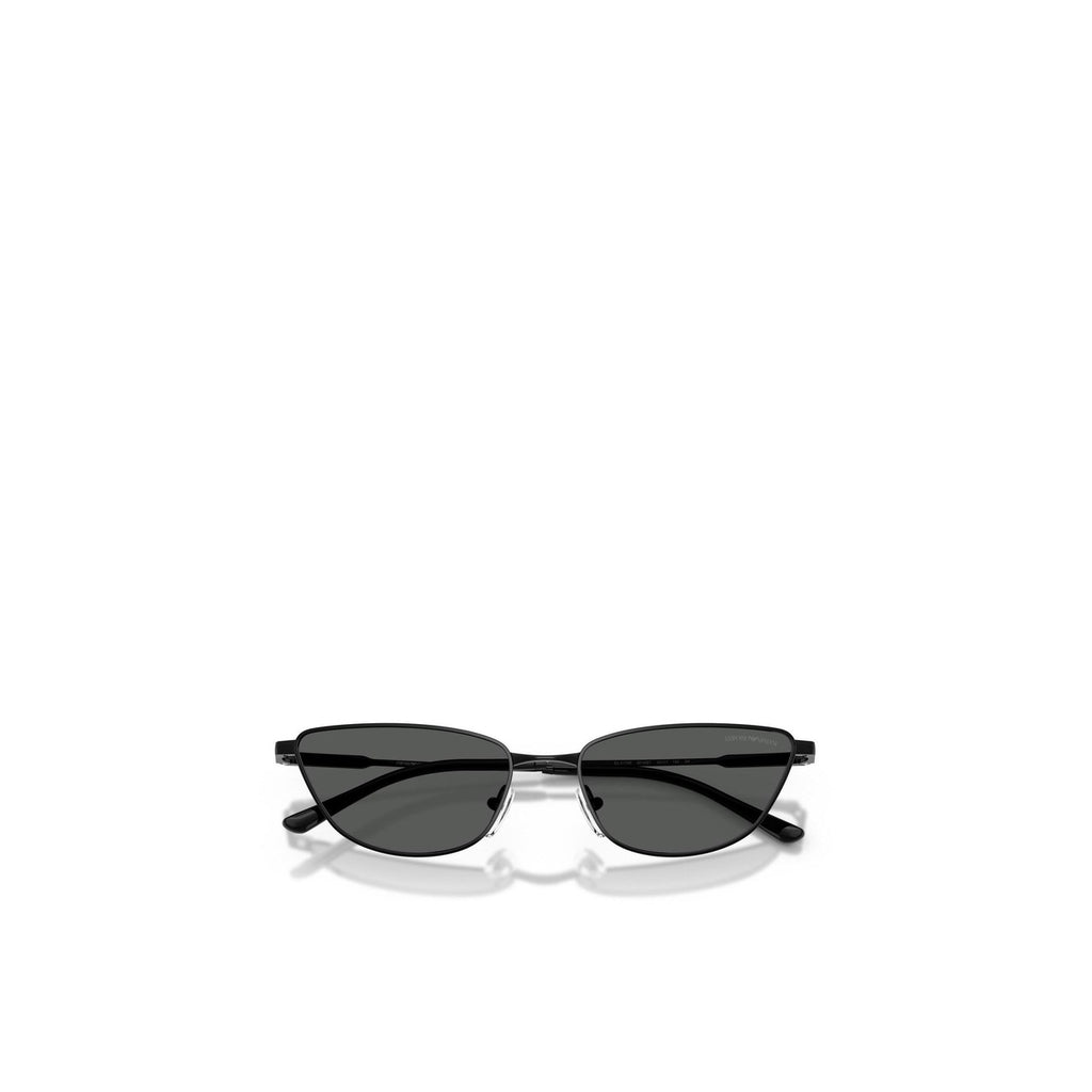 Emporio Armani Occhiali Da Sole Donna Cat Eye Metallo Nero Protezione UV