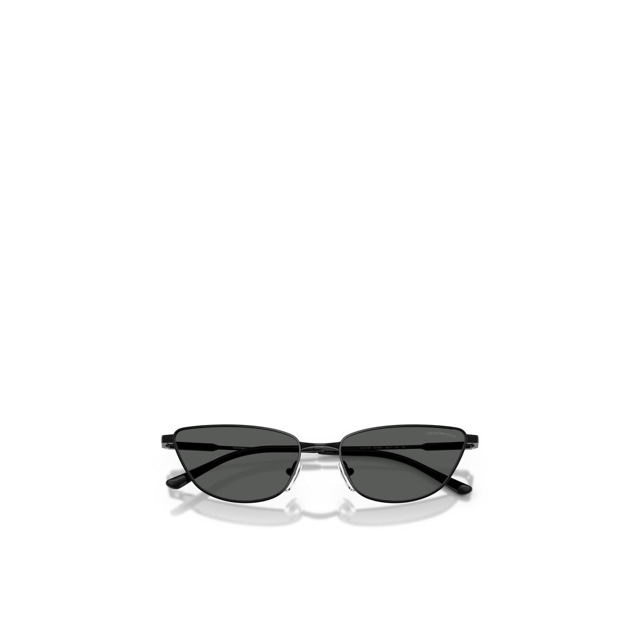 Emporio Armani Occhiali Da Sole Donna Cat Eye Metallo Nero Protezione UV