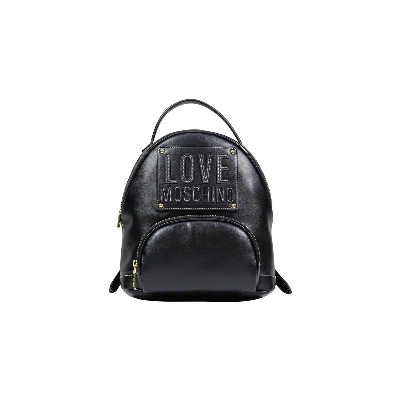Love Moschino Zainetto Donna Nero Con Zip Tasche Interne Esterne