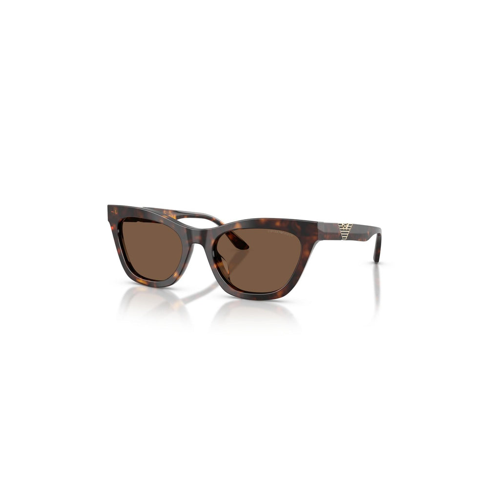 Emporio Armani Occhiali Da Sole Donna Cat Eye Acetato Marrone